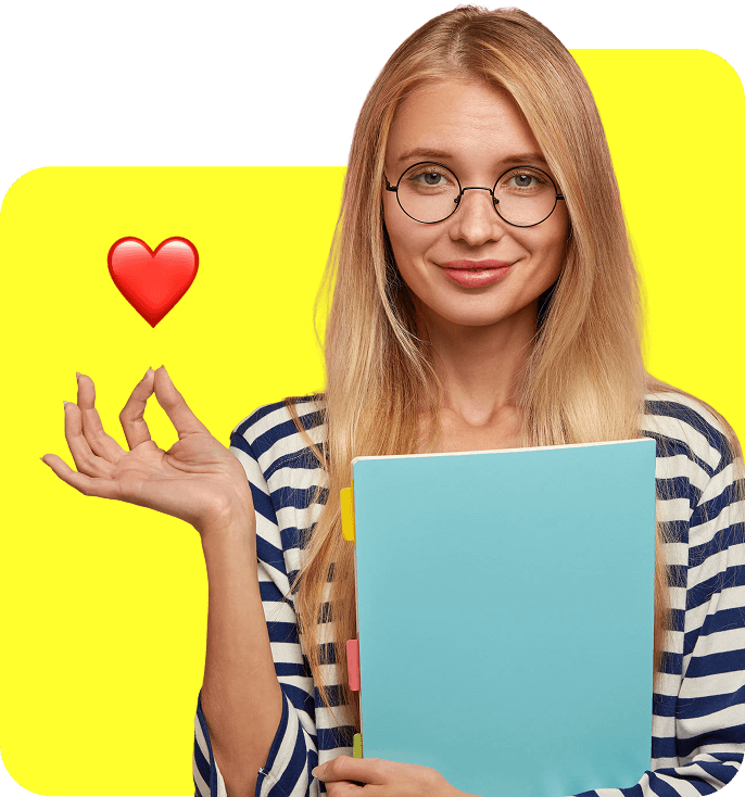 woman-yellow-heart