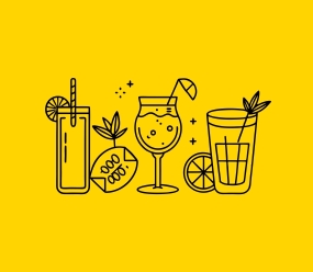 Băuturi alcoolice și nealcoolice în franceză