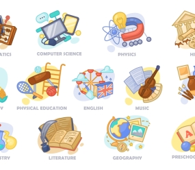 Materiile școlare în germană